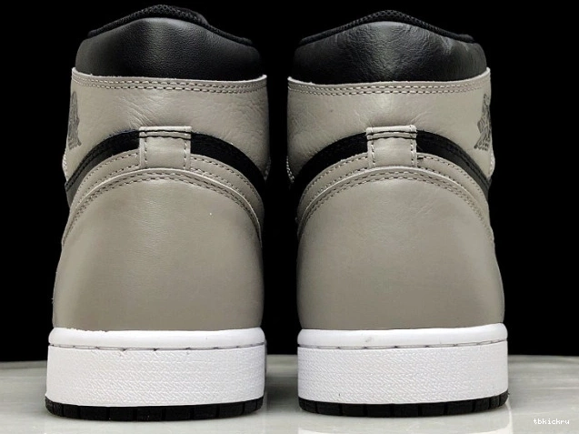 Reps TBK Black Retro Grey Jordan Air 1 Shadow OG High 555088-013 0806